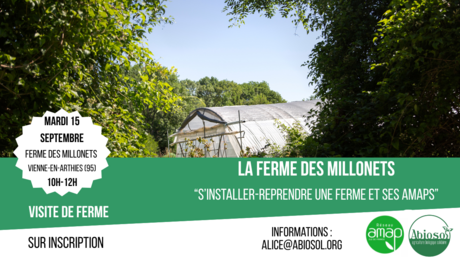 Visite de la ferme des Millonets